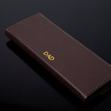 Monogrammed Leather Case